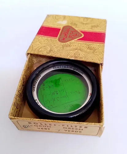 FILTRO CÂMERA ROLLEI - RARO ORIGINAL NA CAIXA