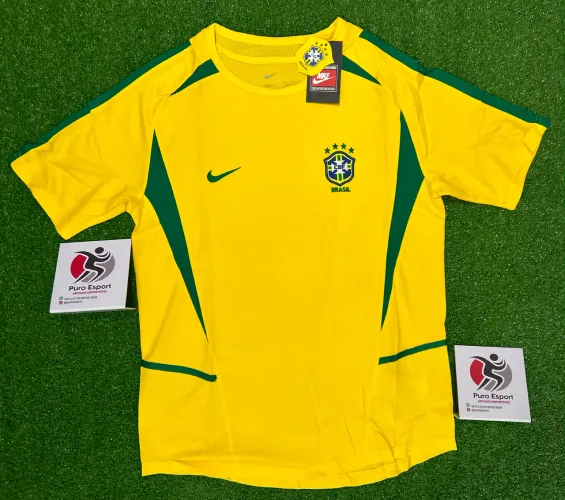 Camisa do Brasil retrô 2002