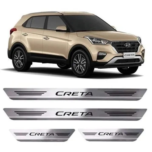 Soleira Aço Inox Hyundai Creta 2017 à 2021