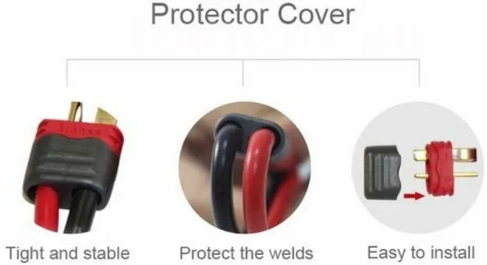 R7G7 Kit 2 Pares Plug Conector Macho Fêmea Quadricóptero Drone Automação COD-CP25