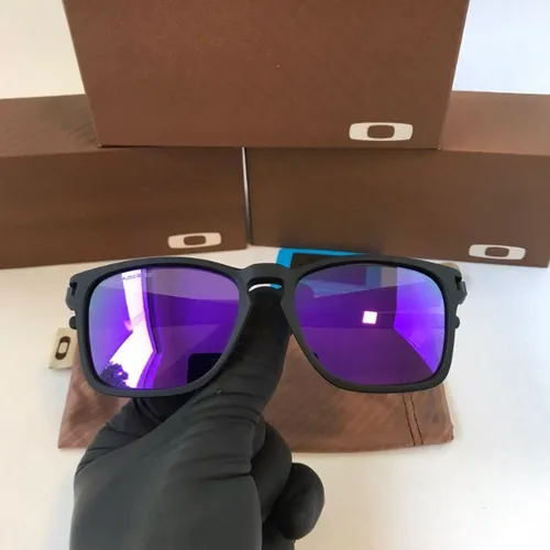 Óculos de sol Latch Squared violeta lentes polarizadas anti-reflexo