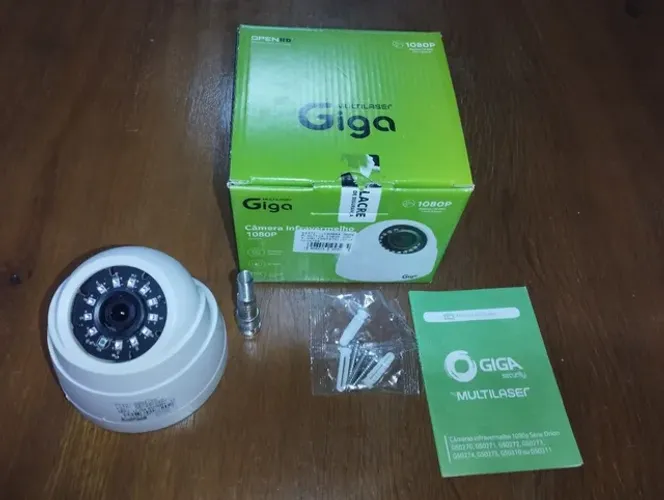 Câmera de segurança infravermelho 1080P-Giga Multilaser-