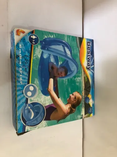Boia Bote Para Bebê, Inflável Com Cobertura Infantil Bestway