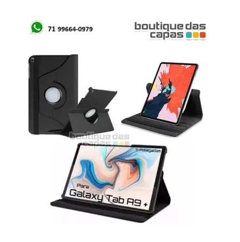 Capa giratoria 360 Samsung TAB A9+ A9 PLUS TELA 11 X210 X215 X216 A11 PLUS X230 X233 X235