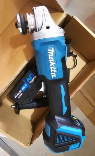 Esmerilhadeira Makita Elétrica Recarregável Makita Potente 18V 125mm 100mm