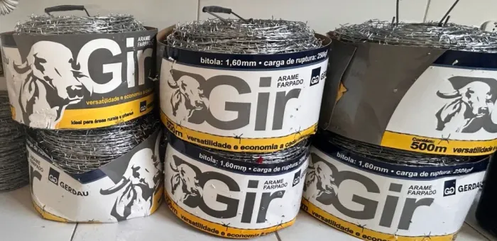 Arame farpado Gerdal 500,250 mts leia a descrição