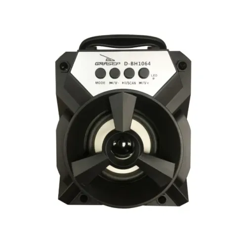 Caixa de Som Bluetooth 10W Com LED Grasep BT