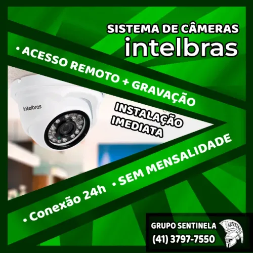 Kit de câmeras de monitoramento remoto intelbras