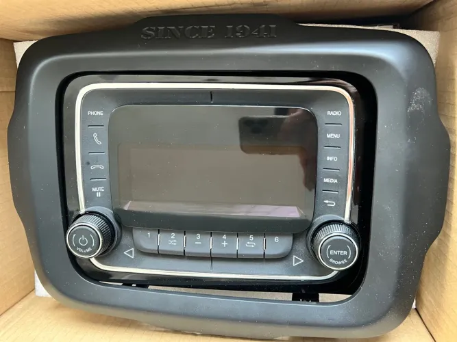 Central Painel Original JEEP Renegade (SEM MULTIMIDIA) já com Moldura