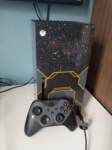 Xbox Series X skin adesiva POUCO TEMPO DE USO 