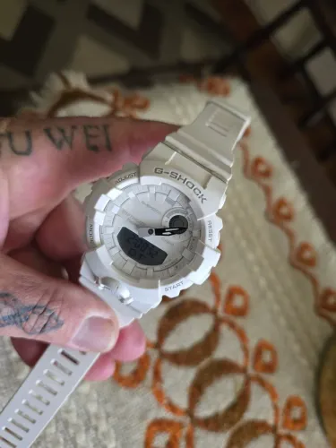 G-Shock Branco Original - Relógio Esportivo