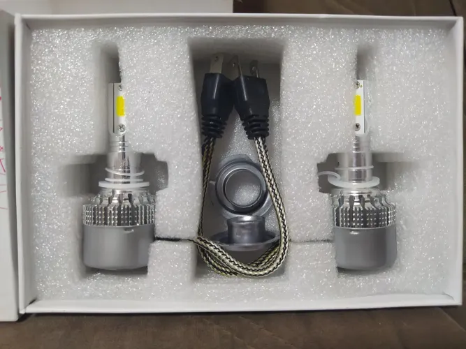 Lâmpadas de LED automotiva H1 H3 H4 H7 H11 HB3 ou HB4 cada par