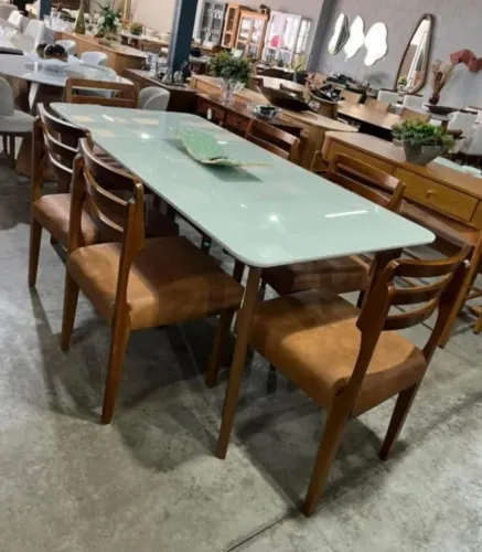 Mesa de Jantar com 6 cadeiras 1.60x90