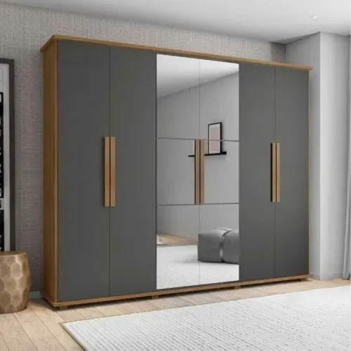 Guarda Roupa Casal Canadá 6 Portas 4 Gavetas Novo entregamos