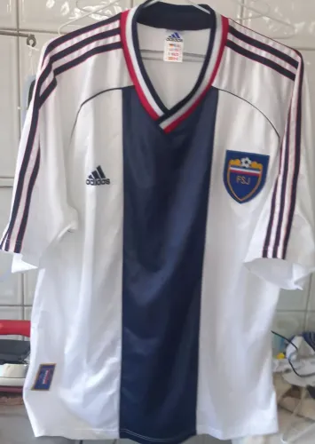 CAMISA IUGOSLAVIA ADIDAS COPA DE 1998 FRANÇA MADE IN ENGLAND Frete Gratis