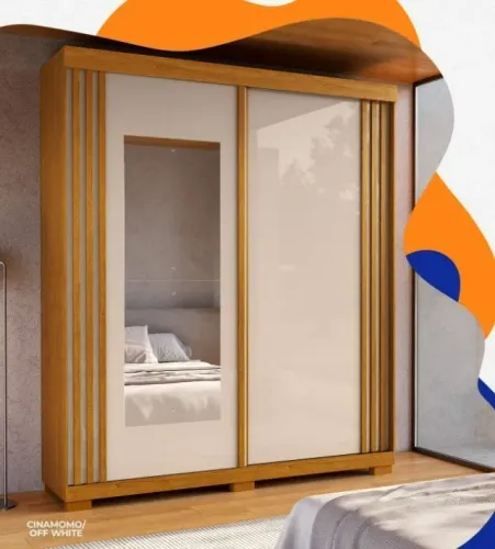 Guarda Roupa Athena - 100% MDF