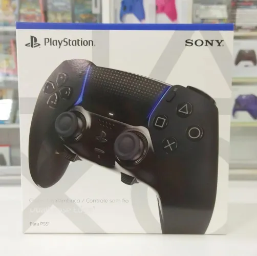 Disponível Controle DualSense Edge preto para PS5