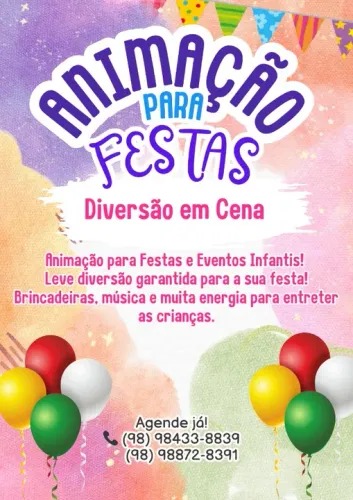 Animação e Recreação para Festas.