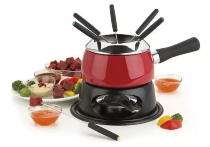 Conjunto de Fondue para Queijo e Chocolate