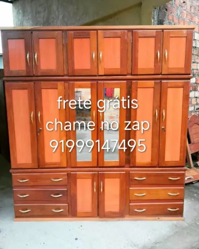 Guarda roupa de casal 6 portas entrega e montagem grátis.