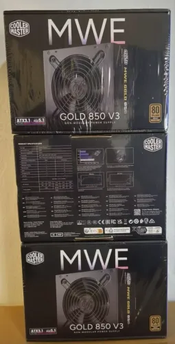 fonte cooler master 850w mve gold 850 v3 80 plus ouro atx 3.1 pfc ativo preta nova lacrada