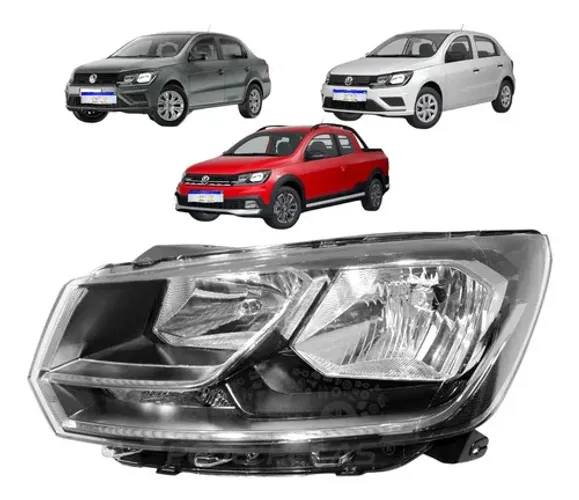 Farol Vw Gol Voyage G8 Saveiro G7 2017 2018 2019 A 2023 Le Esquerdo
