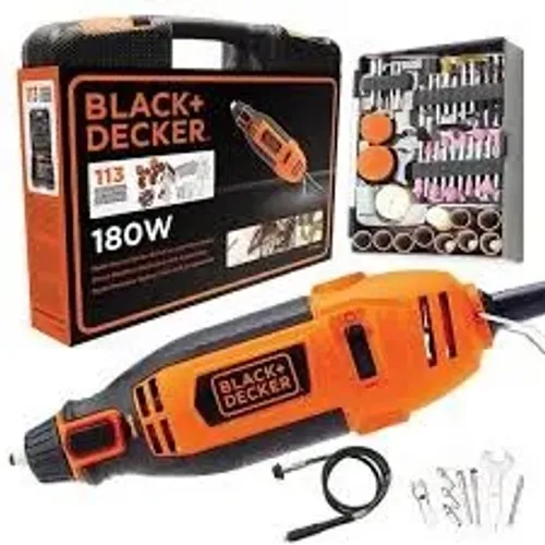 Kit Micro Retífica com Controle de Torque 180W com 110 Peças Black decker