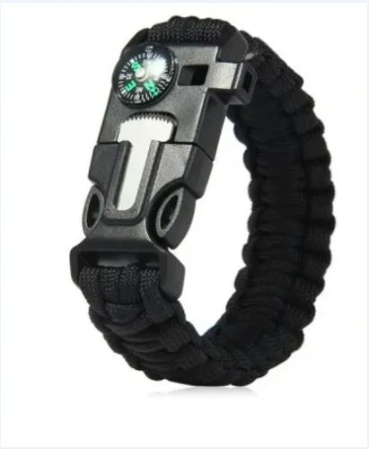 Bracelete Paracord / Sobrevivência 5 em 1
