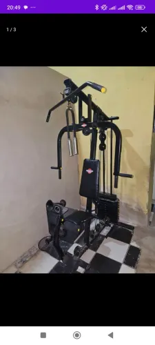 Estação de musculação 