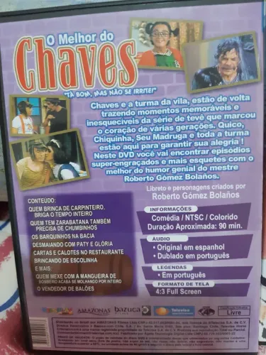 3DVDs Chaves - O Melhor do Chaves e chapolin 