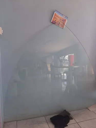 Tampo de mesa de  Vidro