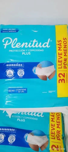 Pacotão de fraldas geriátricas tipo shortinho