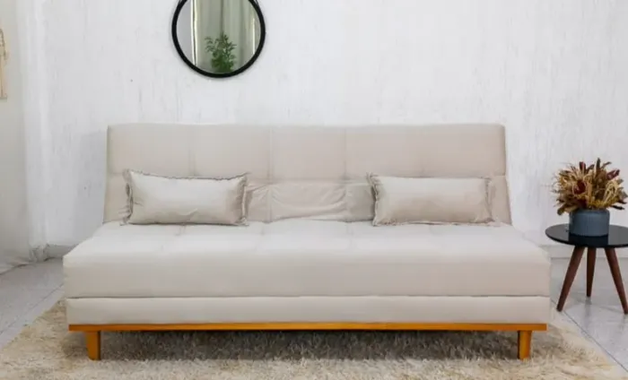 Sofá Cama Madrid 1,82 Linho (FAZEMOS ENTREGA DF E ENTORNO )