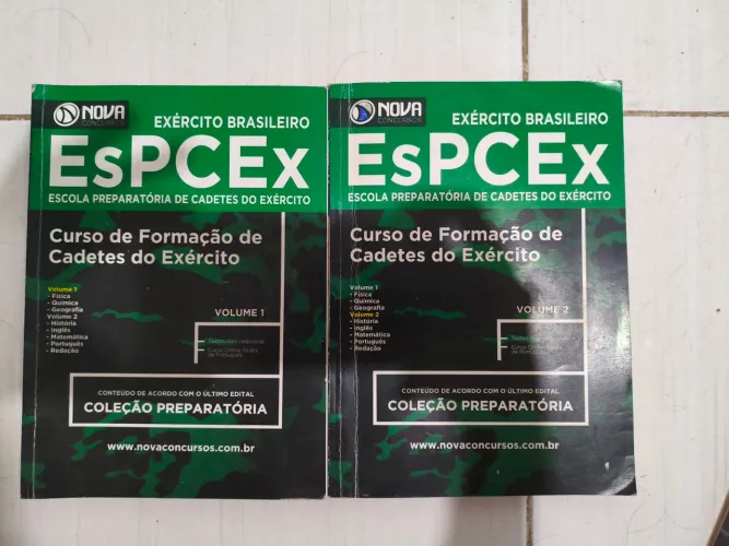 Livros para concurso militar