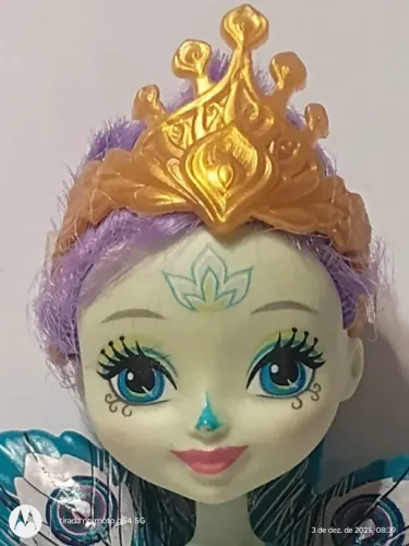 BARBIE - BONECA ENCHANTIMALS 6 DOLL PATTER PEACOCK