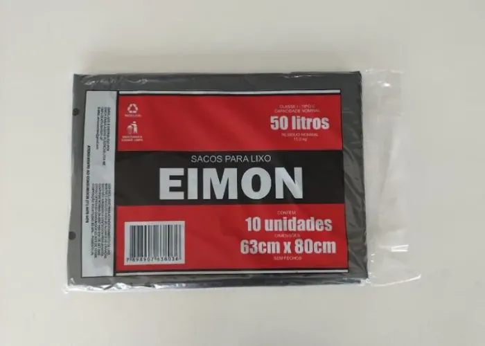 Sacos de lixo extra forte Eimon - 50 Litros EIMON - 20 unidades