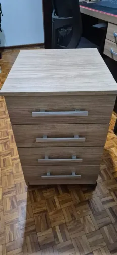 Gaveteiro Rodinha Escritório 4 Gavetas