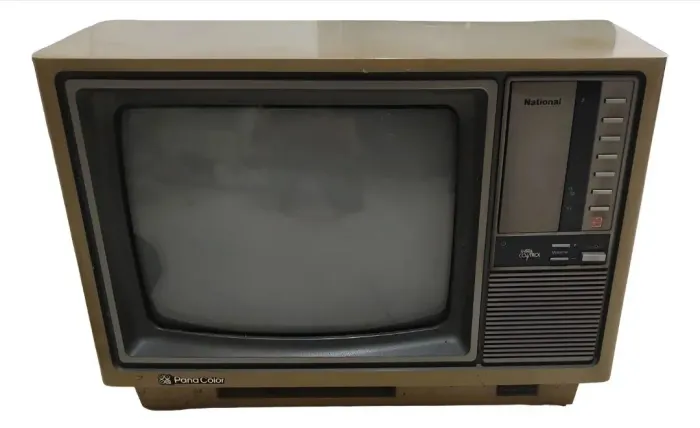 Tv Antiga Retrovisor National Panacolor Rara