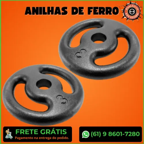Anilha de ferro 3Kg