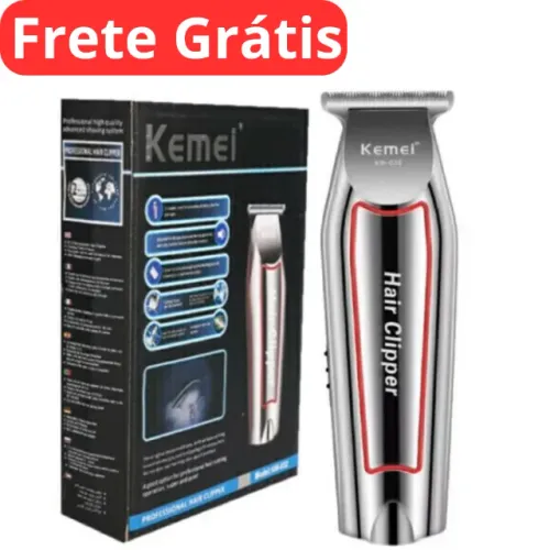 Maquina de Cabelo Acabamento Profissional Km-032