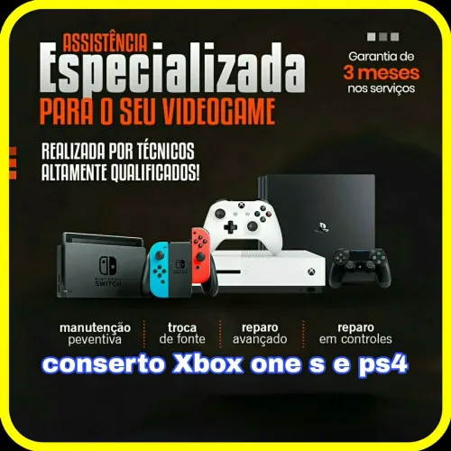 Conserto de Xbox One S e PS4 