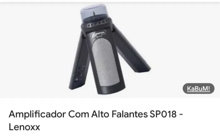 Amplificador Com Alto Falantes SPO18 Lenoxx