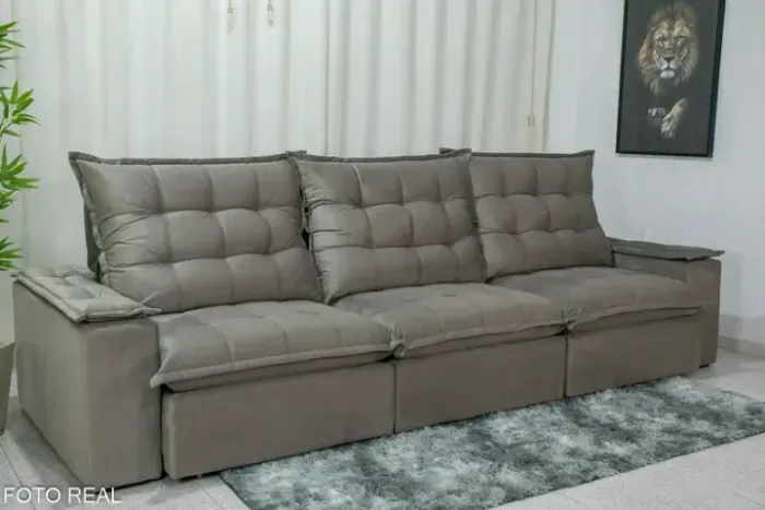Chame para agendar sua entrega! Mod Sofá Retrátil e Reclinável 3.20cm COD 312