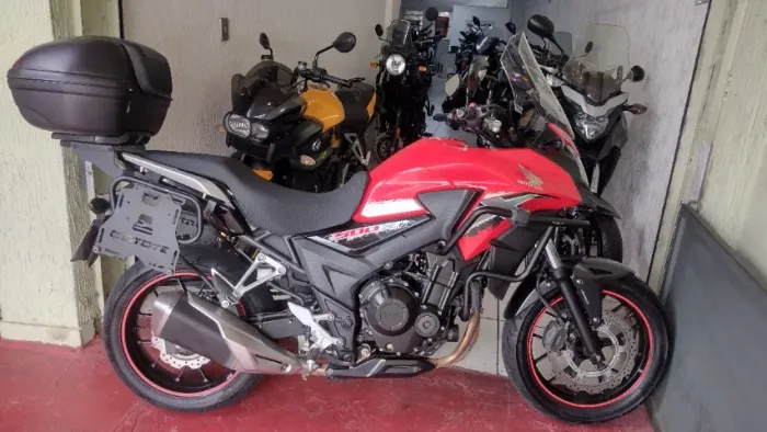 HONDA CB 500X ABS 2019 VERMELHA impecavel(ACESSÓRIOS) e com garantia total