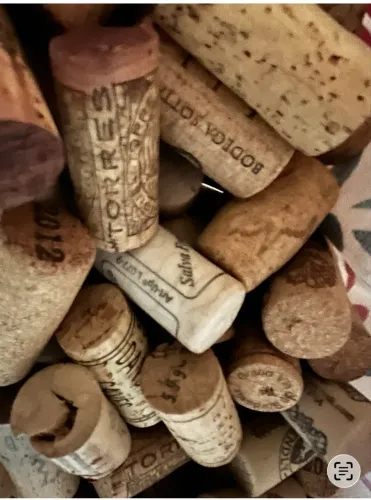 Lote 50 rolhas de vinho para decoração