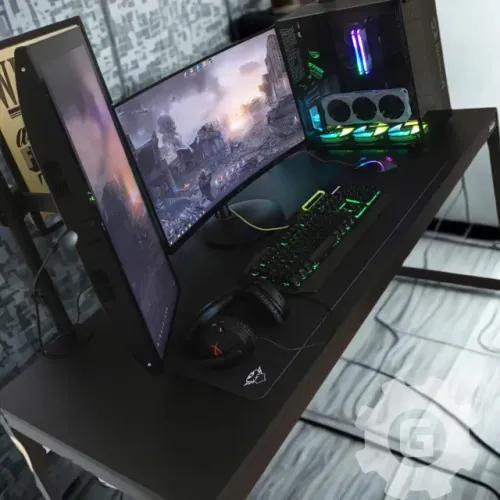 Mesa Gamer Reforçada 1,5m NOVA Industrial para Computador Notebook de Estudo Escritório