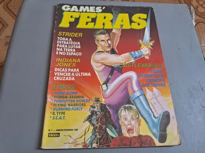 Rara Revista de videogames Game Feras 1 editora Bloch