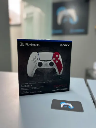 Controle Ps5 Dualsense Edição 20 anos God of War 