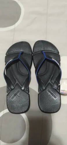 Chinelo Havaianas POWER 2.0 (Preto + Azul)