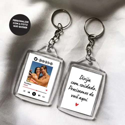 Chaveiros de acrílico personalizados